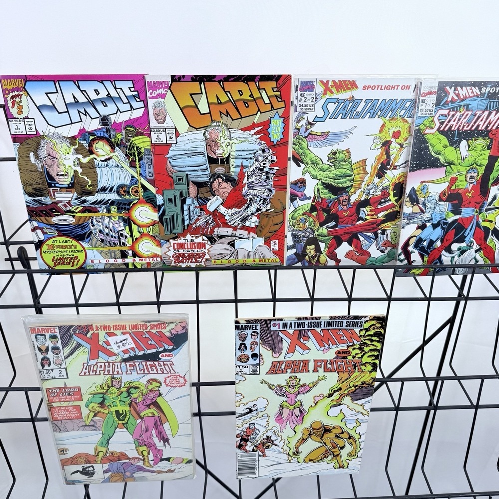 X-Men Alpha Flight 1-2 Cable 1-2 Statjammers‎ 1-3 Mini Series Lot